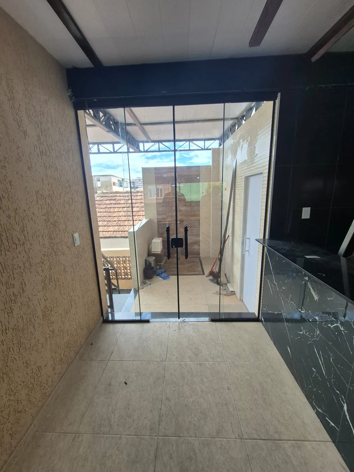 Instalação de portas de vidro